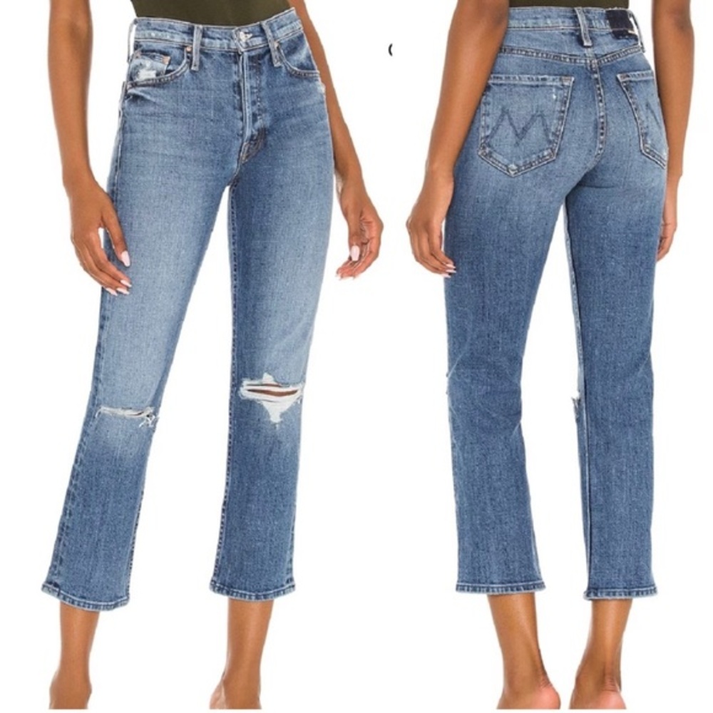 MOTHER Women's Straight Leg Jeans - Blue